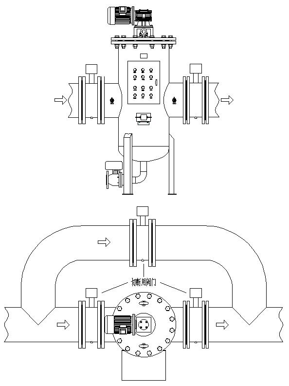 HY-ZT型立式自清洗过滤器